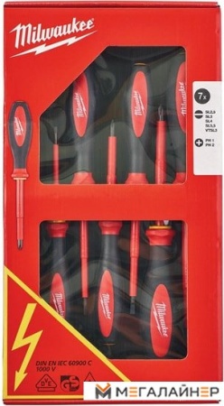 Набор отверток Milwaukee 4932464068 (7 предметов) купить в Минске с доставкой