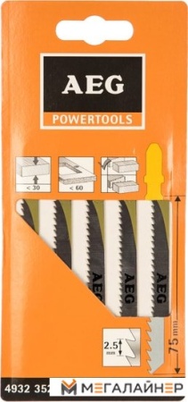 Пильное полотно AEG Powertools T101B 4932352148 (5 шт) купить в Минске с доставкой
