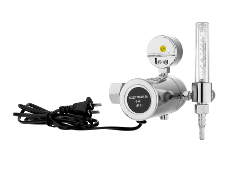 Регулятор расхода газа Сварог У-30/АР-40-П-36-Р с подогревателем, манометр с поверкой