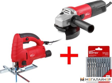 Wortex JS650700025A2 (лобзик, болгарка, набор оснастки) купить в Минске с доставкой