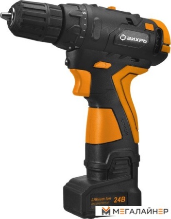 Дрель-шуруповерт Вихрь ДА-24Л-2К/Б (с 2-мя АКБ, кейс) купить в Минске с доставкой