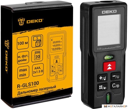 Купить Лазерный дальномер Deko R-GLS100 в Минске с доставкой