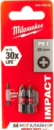 Набор бит Milwaukee 4932430850 (2 шт) купить в Минске с доставкой