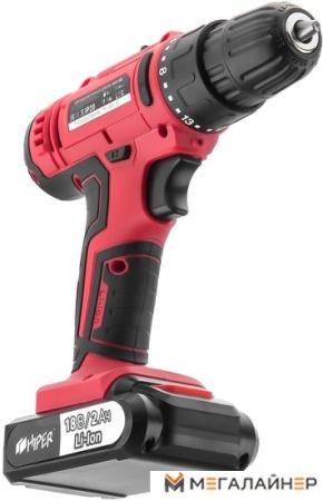 Дрель-шуруповерт Hiper HCD18B (с 2-мя АКБ, кейс) купить в Минске с доставкой