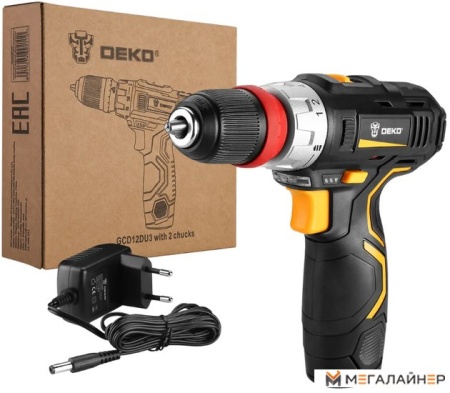Дрель-шуруповерт Deko GCD12DU3 063-4038 (с 1-им АКБ) купить в Минске с доставкой