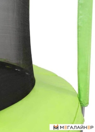 Батут Arland 8ft с внутренней сеткой и лестницей (светло-зеленый)