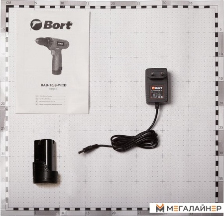 Дрель-шуруповерт Bort BAB-10.8-PX2D купить в Минске с доставкой