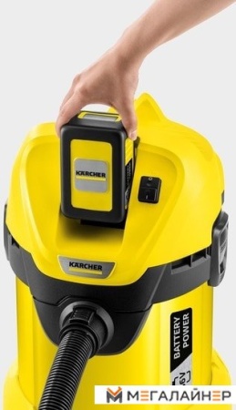 Пылесос Karcher WD 3 Battery Set 1.629-911.0 купить в Минске с доставкой