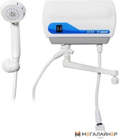 Проточный электрический водонагреватель кран+душ Atmor New 7 кВт душ+кран купить в Минске с доставкой