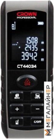 Купить Лазерный дальномер Crown CT44034 в Минске с доставкой