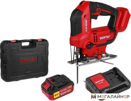 Электролобзик Wortex CJS 8030 1333371 (с 1-им АКБ, кейс) купить в Минске с доставкой
