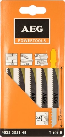 Пильное полотно AEG Powertools T101B 4932352148 (5 шт)