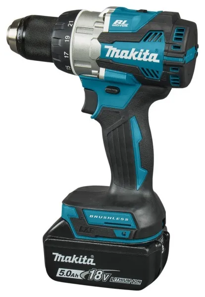 Дрель-шуруповерт Makita DDF489RTJ (с 2-мя АКБ, кейс) купить в Минске с доставкой