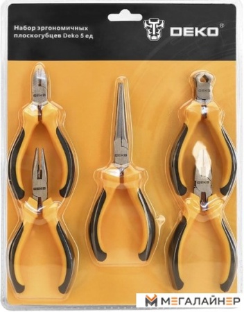 Набор пассатижей Deko 065-0228 (5 предметов) купить в Минске с доставкой