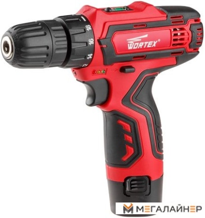 Дрель-шуруповерт Wortex BD 1213 Li BD1213Li03129A2 (с 1-им АКБ, набор оснастки) купить в Минске с доставкой
