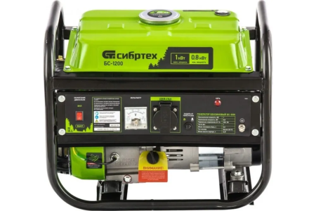 Купить Бензиновый генератор СибрТех БС-1200 в Минске с доставкой по РБ