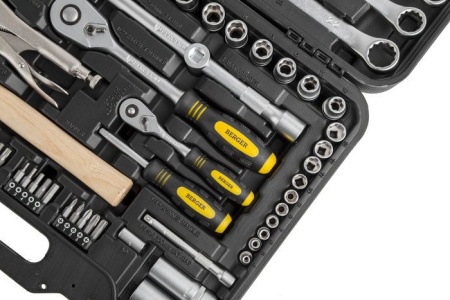 Универсальный набор инструментов Berger «БОХУМ» BG078-1214 (78 предметов) купить в Минске с доставкой