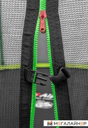 Батут Alpin 4.04 м с защитной сеткой и лестницей