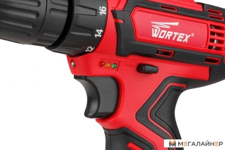Дрель-шуруповерт Wortex BD 1213 Li BD1213Li03129A2 (с 1-им АКБ, набор оснастки) купить в Минске с доставкой