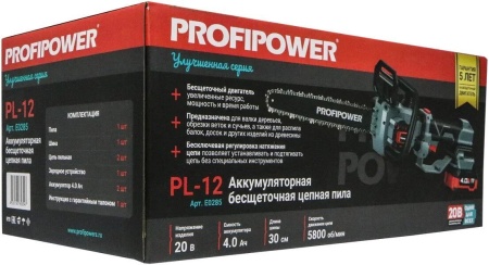 Аккумуляторная пила Profipower PL-12 (с 2-мя АКБ) купить в Минске с доставкой