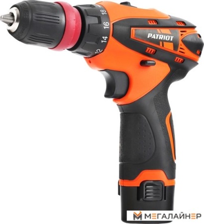 Дрель-шуруповерт Patriot BR 115Li 180201115 (с 2-мя АКБ, кейс) купить в Минске с доставкой