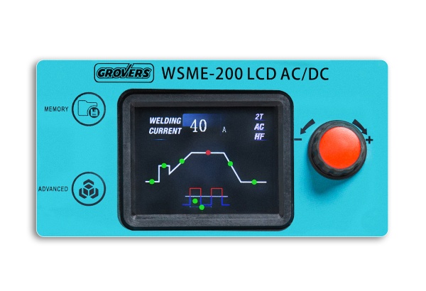 Сварочный инвертор GROVERS WSME-200LCD AC/DC Pulse