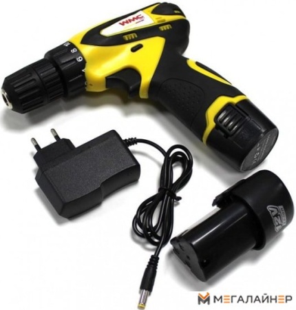 Дрель-шуруповерт WMC Tools 2068 (с 2-мя АКБ, кейс, набор оснастки) купить в Минске с доставкой