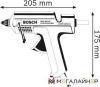 Термоклеевой пистолет Bosch GKP 200 CE Professional [0601950703] купить в Минске с доставкой