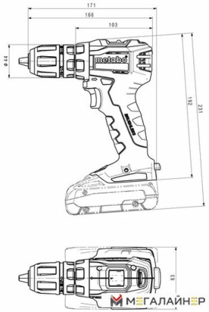 Дрель-шуруповерт Metabo BS 18 L BL Q 602327840 (без АКБ, кейс) купить в Минске с доставкой