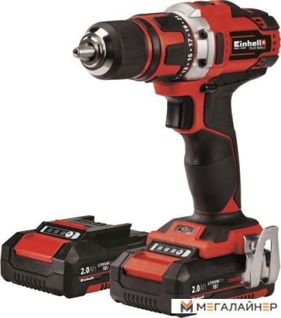 Дрель-шуруповерт Einhell TE-CD 18/40 Li 4513910 (с 2-мя АКБ, кейс) купить в Минске с доставкой