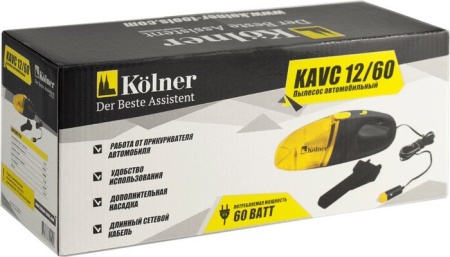 Автомобильный пылесос Kolner KAVC 12/60