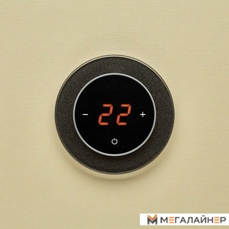 Терморегулятор DeLUMO Ronda (0337 сияющий черный)