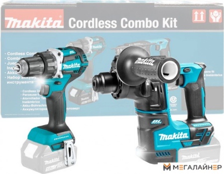 Makita DLX2271 (шуруповерт, перфоратор, без АКБ) купить в Минске с доставкой