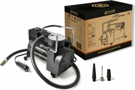 Компрессор автомобильный БелАК ТОРНАДО-10 12V 30 л/мин