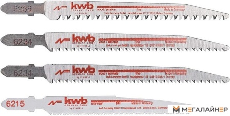 Набор пильных полотен KWB 49625427 (4шт) купить в Минске с доставкой