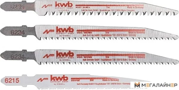 Набор пильных полотен KWB 49625427 (4шт) купить в Минске с доставкой