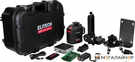 Купить Лазерный нивелир ELITECH HD Professional HD LN 12D Green 204736 в Минске с доставкой