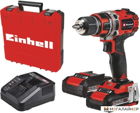 Дрель-шуруповерт Einhell TE-CD 18/50 Li BL 4513896 (с 2-мя АКБ, кейс) купить в Минске с доставкой
