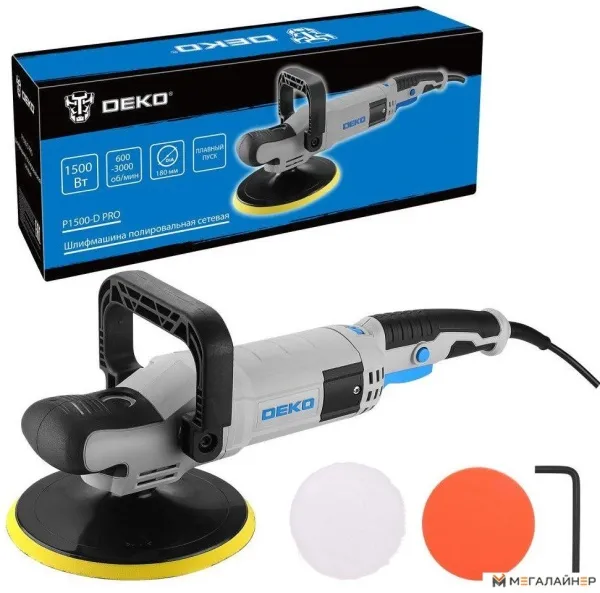 Полировальная машина Deko P1500-D PRO 083-1050 купить в Минске с доставкой