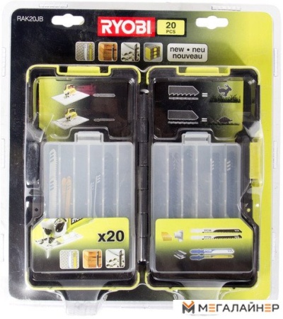 Набор оснастки Ryobi RAK20JB 20 предметов купить в Минске с доставкой