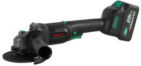 Угловая шлифмашина DWT AWSP-20-125 DV-4C2 BMC (с 2-мя АКБ, кейс)