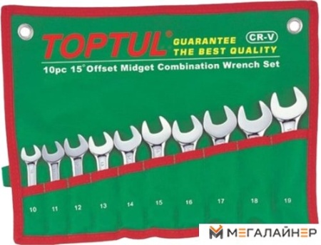 Набор ключей Toptul GAAA1002 (10 предметов) купить в Минске с доставкой