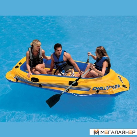 Гребная лодка Intex Challenger 3 Set (Intex-68370)