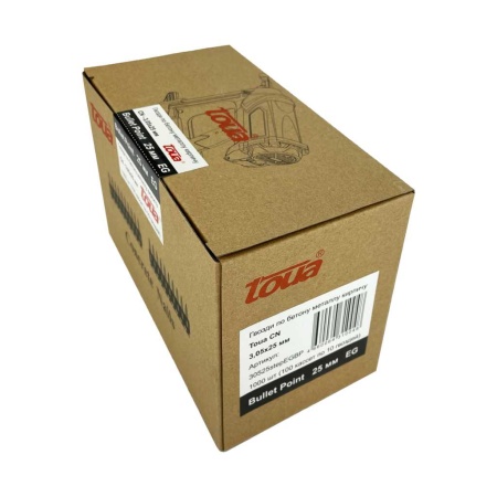 Усиленные гвозди по бетону и металлу Toua CN EG Bullet Point 3,05х25 мм (1000 шт) купить в Минске с доставкой