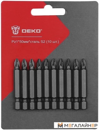Набор бит Deko PZ1 50мм (10 предметов) купить в Минске с доставкой