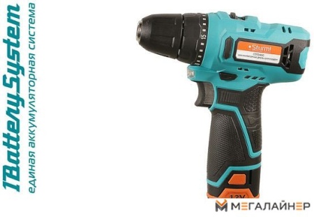 Дрель-шуруповерт Sturm CD1240C (с 2-мя АКБ, кейс) купить в Минске с доставкой
