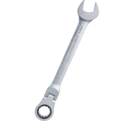 Набор ключей комбинированных трещоточных с шарниром 8 предметов  в матерчатом чехле, 8-19 мм BERGER BG1259 купить в Минске с доставкой