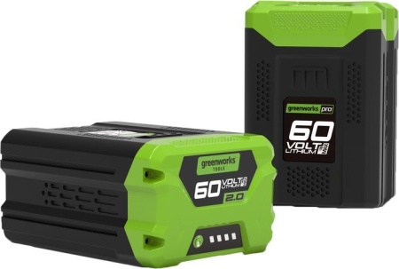 Аккумулятор Greenworks G60B2 (60В/2 Ah) купить в Минске с доставкой