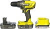 Дрель-шуруповерт Ryobi R18DD3-220S 5133003348 (с 2-мя АКБ 2 Ah, сумка) купить в Минске с доставкой