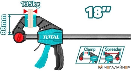 Купить Струбцина Total THT1346801 в Минске с доставкой